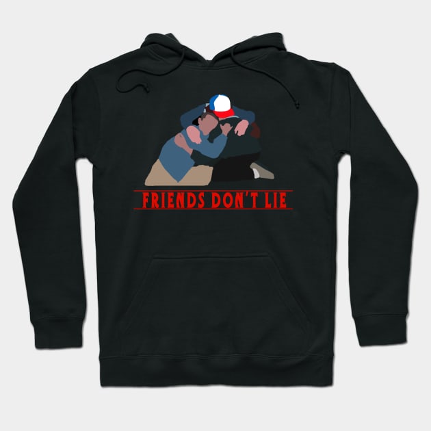 Friends Don't Lie Hoodie by MinimalistTShirts